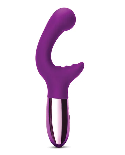 Le Wand Female Sex Toys Le Wand XO Rechargeable Silicone Dual Stimulating Vibrator Cherry Le Wand Female Sex Toys Le Wand XO Rechargeable Silicone Dual Stimulating Vibrator Cherry