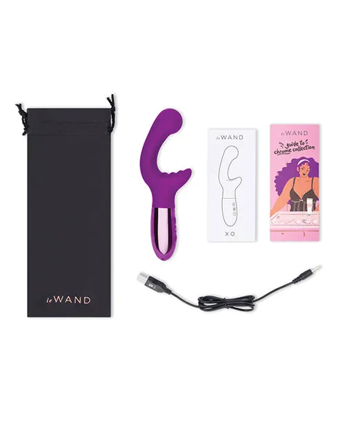 Le Wand Female Sex Toys Le Wand XO Rechargeable Silicone Dual Stimulating Vibrator Cherry Le Wand Female Sex Toys Le Wand XO Rechargeable Silicone Dual Stimulating Vibrator Cherry