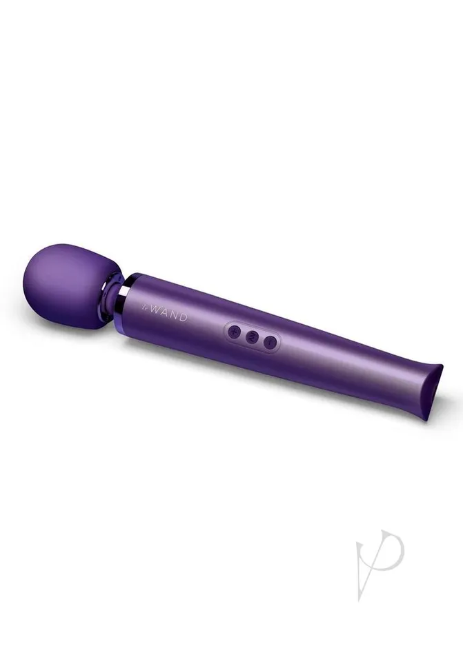Le Wand Vibrators Le Wand Rechargeable Silicone Massager Purple