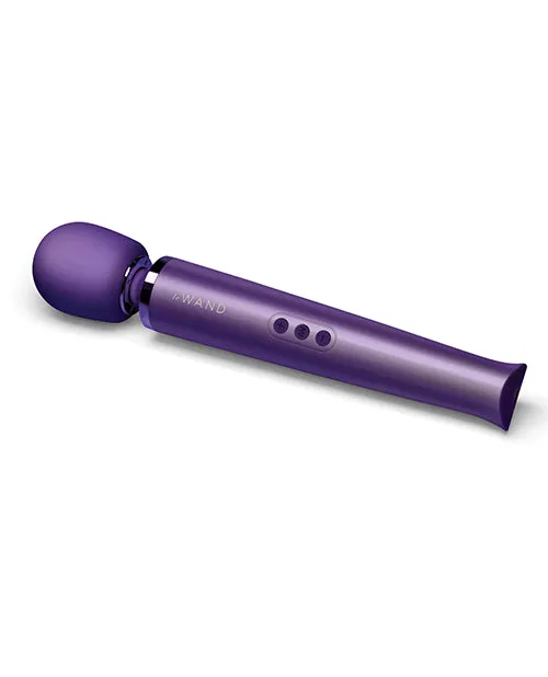 Le Wand Vibrators Le Wand Rechargeable Silicone Massager Purple