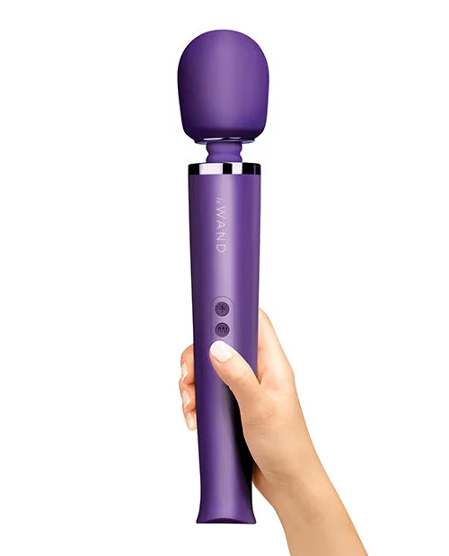 Le Wand Vibrators Le Wand Rechargeable Silicone Massager Purple