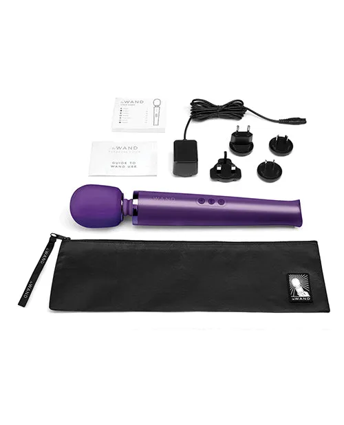Le Wand Vibrators Le Wand Rechargeable Silicone Massager Purple