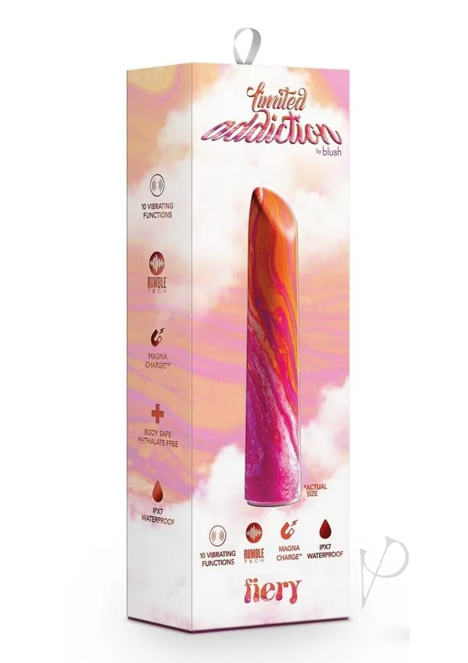 Limited Addiction Vibrators Limited Addiction Fiery Rechargeable Power Vibrator Coral Limited Addiction Vibrators Limited Addiction Fiery Rechargeable Power Vibrator Coral