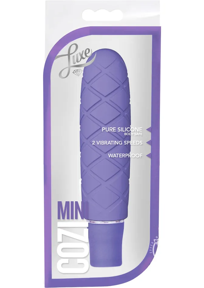 Luxe Cozi Silicone Mini Vibrator Periwinkle Luxe Female Sex Toys