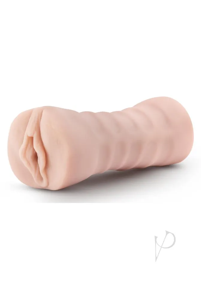 M For Men Male Sex Toys M for Men Ashley Vibrating Masturbator with Bullet Pussy Vanilla