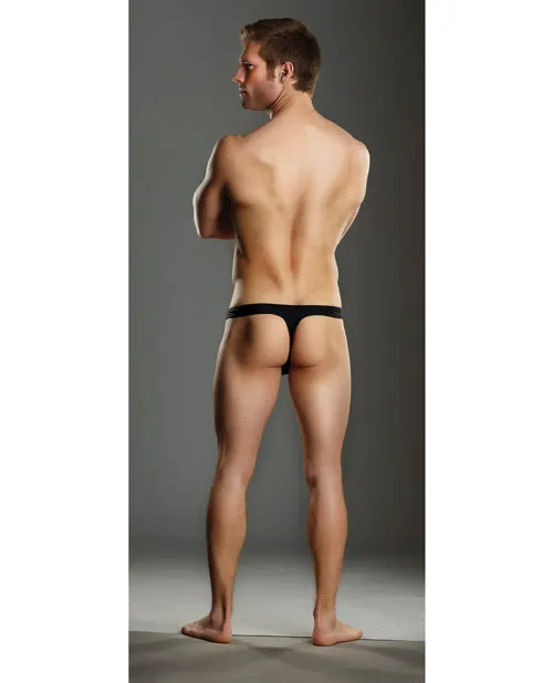 Male Power Male Power Rip off Thong wStuds Black SM Anal