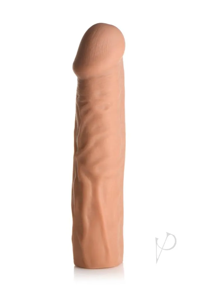 Male Sex Toys Jock JOCK Extra Long Penis Extension Sleeve 15in Caramel