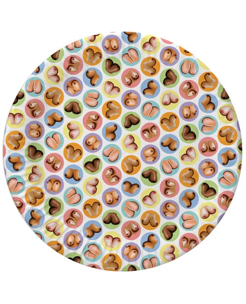 Male Sex Toys MiniBoob Plates Pack of 8 Candy Prints