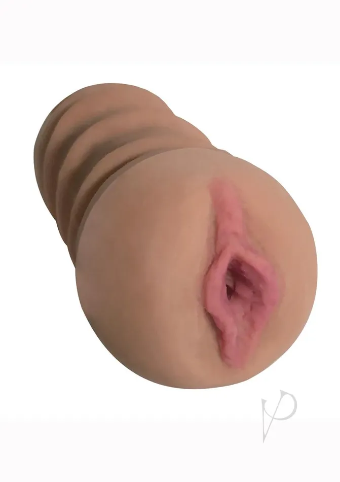 Male Sex Toys Mistress Mistress Sophia and Sabrina BioSkin Vibrating Double Stroker BFFs Pussy and Ass Caramel