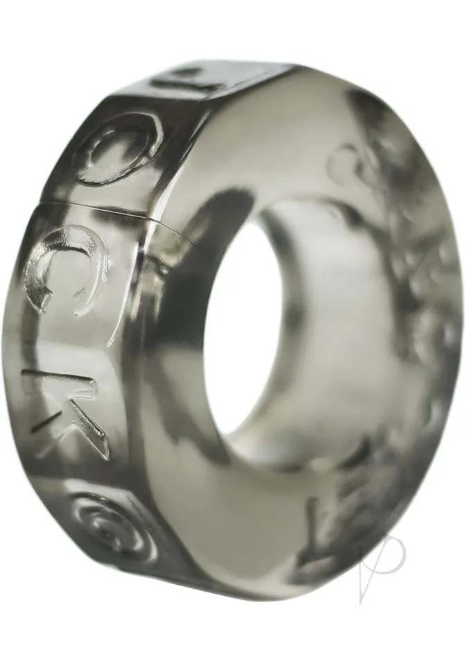 Male Sex Toys Oxballs Oxballs Atomic Jock Sprocket Super Stretchy Cock Ring 28in Smoke