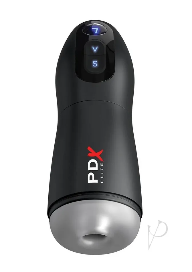 Male Sex Toys Pdx Elite PDX Elite SuckOMatic Rechargeable Masturbator Black