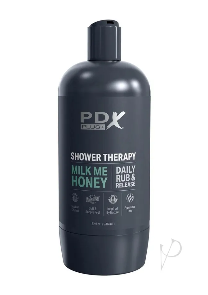 Male Sex Toys Pdx Plus PDX Plus Shower Therapy Milk Me Honey Discreet Stroker Vanilla