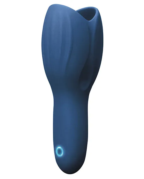 Male Sex Toys Renegade Renegade Rechargeable Silicone Head Unit Masturbator Blue