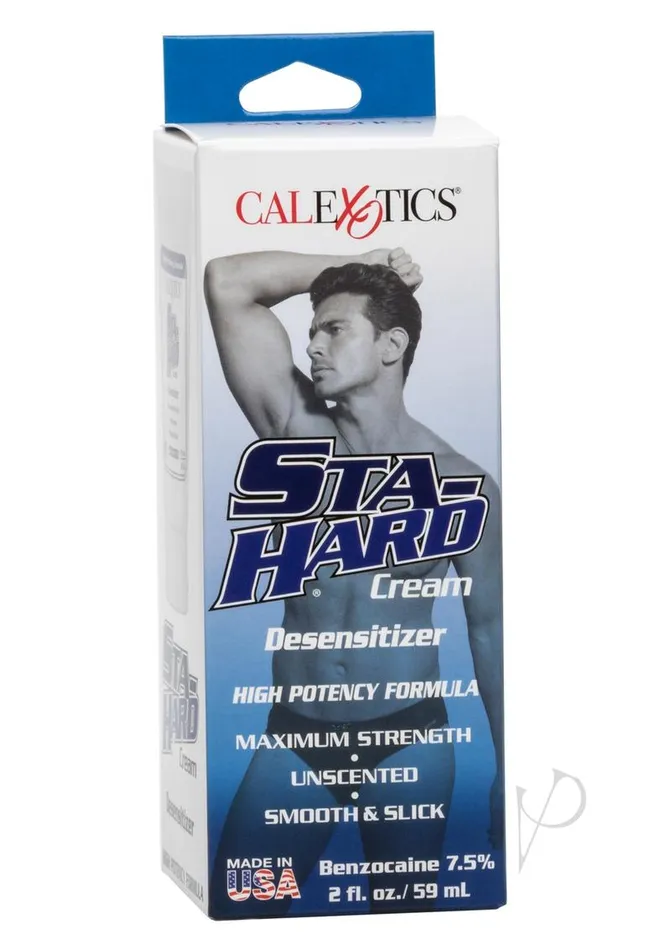 Male Sex Toys Sta Hard StaHard Cream Male Genital Desensitizer 2oz Boxed