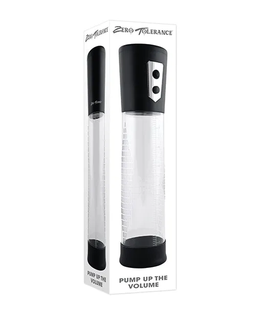 Male Sex Toys Zero Tolerance Zero Tolerance Pump Up the Volume Automatic Penis Pump Black