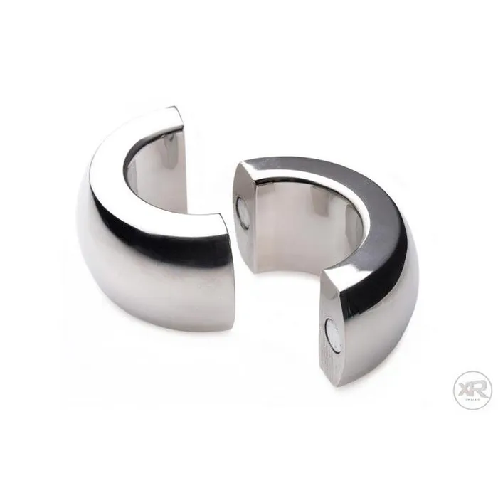 Master Series Male Sex Toys Magnet Master Stainless Steel Ball Stretcher