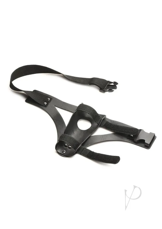 Master Series Thunder Strap Wand Thigh Harness Black Master Series Female Sex Toys