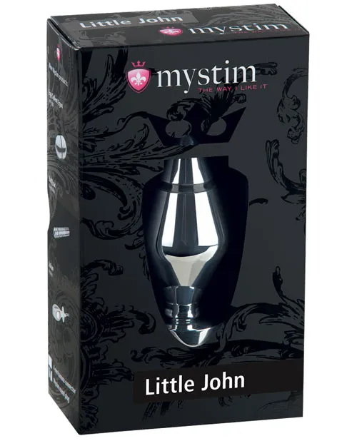Mystim Little John Buttplug Small Aluminum Silver Mystim Anal