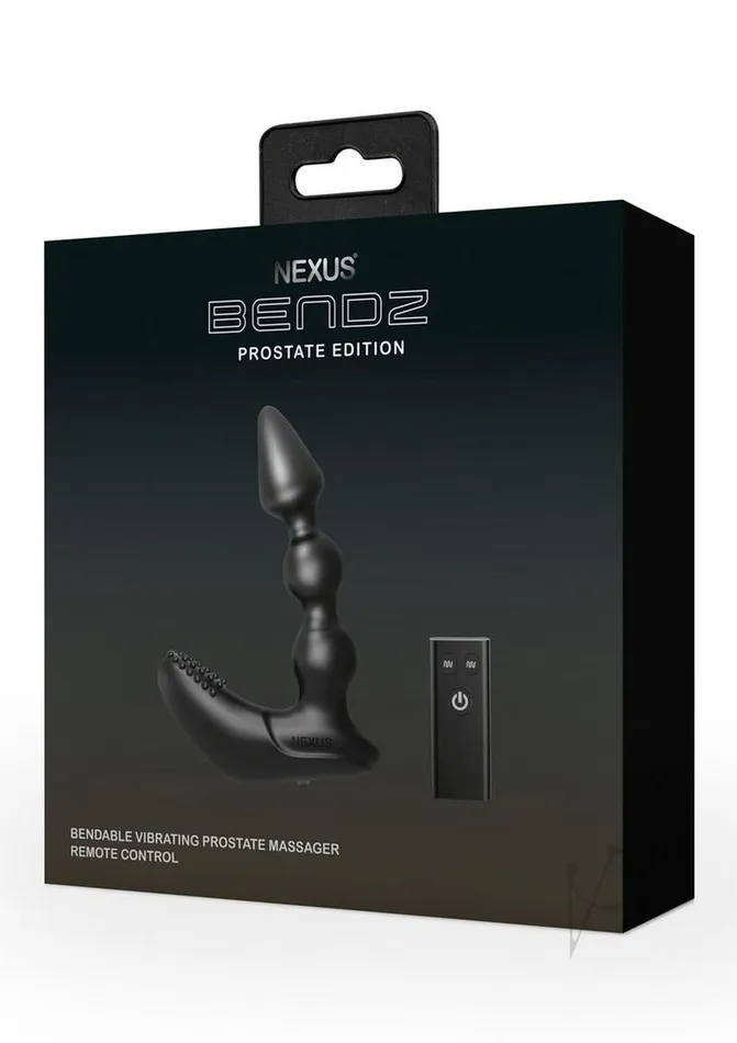 Nexus Anal Nexus Bendz Prostate Edition Bendable Rechargeable Silicone Prostate Massager with Remote Control Black Nexus Anal Nexus Bendz Prostate Edition Bendable Rechargeable Silicone Prostate Massager with Remote Control Black