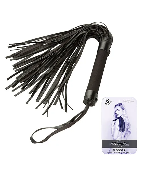 Nocturnal Nocturnal Collection Flogger Black Anal