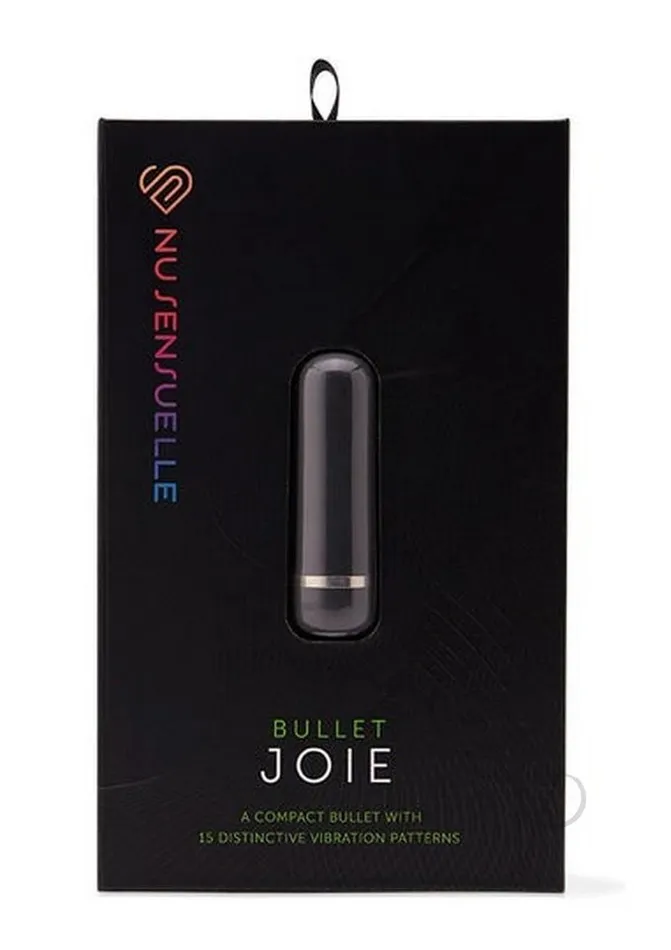 Nu Sensuelle Vibrators Nu Sensuelle Joie Rechargeable Silicone Bullet Black Nu Sensuelle Vibrators Nu Sensuelle Joie Rechargeable Silicone Bullet Black