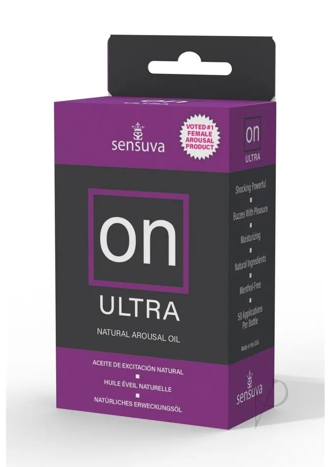 On For Her Female Sex Toys On Ultra Arousal Oil 5ml Medium Box