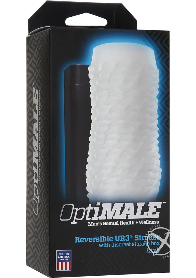 Opti Male Male Sex Toys OptiMale Link Reversible Ultraskyn Masturbator Frost Opti Male Male Sex Toys OptiMale Link Reversible Ultraskyn Masturbator Frost