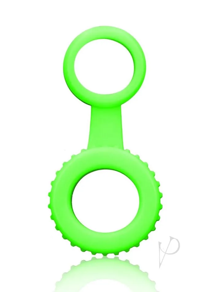 Ouch Male Sex Toys Ouch Cock Ring and Ball Strap Silicone Glow in the Dark Green Ouch Male Sex Toys Ouch Cock Ring and Ball Strap Silicone Glow in the Dark Green