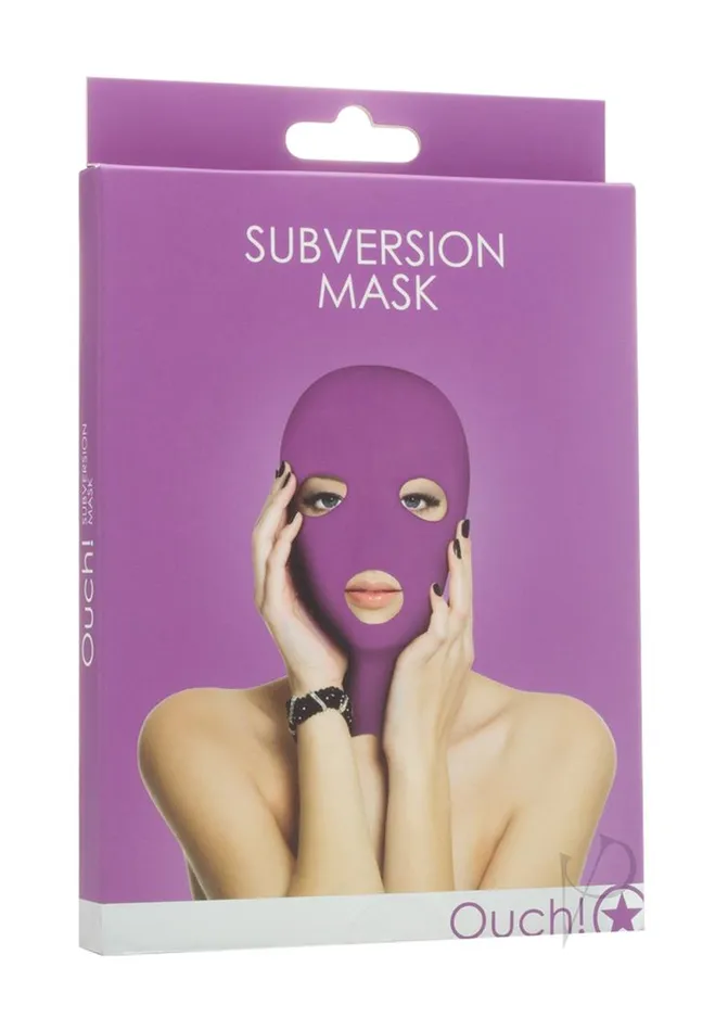 Ouch Subversion Mask Purple Ouch Vibrators