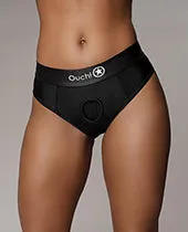Ouch Vibrating StrapOn Thong with Removable Butt Straps with Rechargeable Bullet ML Black Ouch Female Sex Toys Ouch Vibrating StrapOn Thong with Removable Butt Straps with Rechargeable Bullet ML Black Ouch Female Sex Toys
