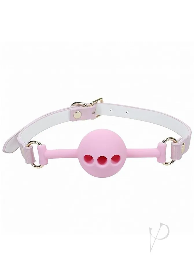 Ouch Vibrators Ouch Paris Collection Silicone Ball Gag Pink