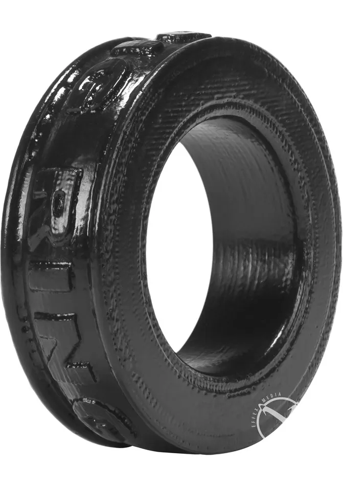 Oxballs Male Sex Toys Oxballs Pig Ring Silicone Cock Ring Black