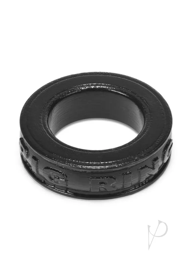Oxballs Male Sex Toys Oxballs Pig Ring Silicone Cock Ring Black