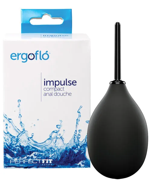 Perfect Fit Anal Perfect Fit Ergoflo Impulse Compact Anal Douche Black Perfect Fit Anal Perfect Fit Ergoflo Impulse Compact Anal Douche Black