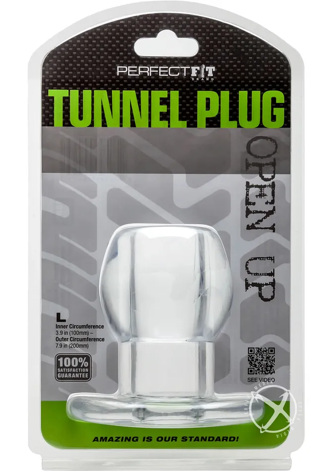 Perfect Fit Anal Perfect Fit Tunnel Plug LG Clear