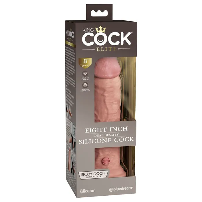 Pipedream Female Sex Toys King Cock Elite Flesh 8 Dual Density Realistic Dildo Pipedream Female Sex Toys King Cock Elite Flesh 8 Dual Density Realistic Dildo