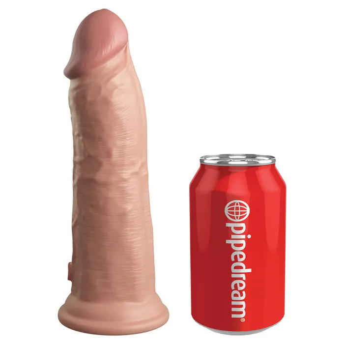 Pipedream Female Sex Toys King Cock Elite Flesh 8 Dual Density Realistic Dildo