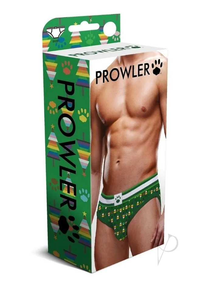 Prowler Christmas Tree Brief Large GreenRainbow Prowler Female Sex Toys