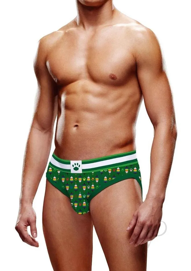 Prowler Christmas Tree Brief Large GreenRainbow Prowler Female Sex Toys