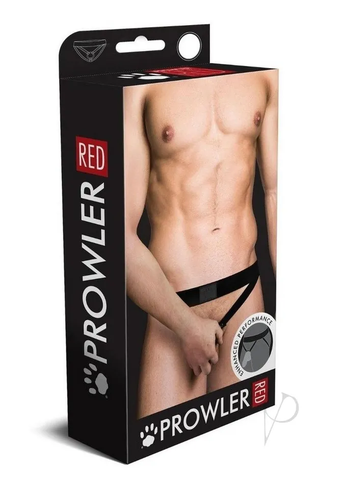 Prowler Red Male Sex Toys Prowler RED AssLess Cock Ring Large Black
