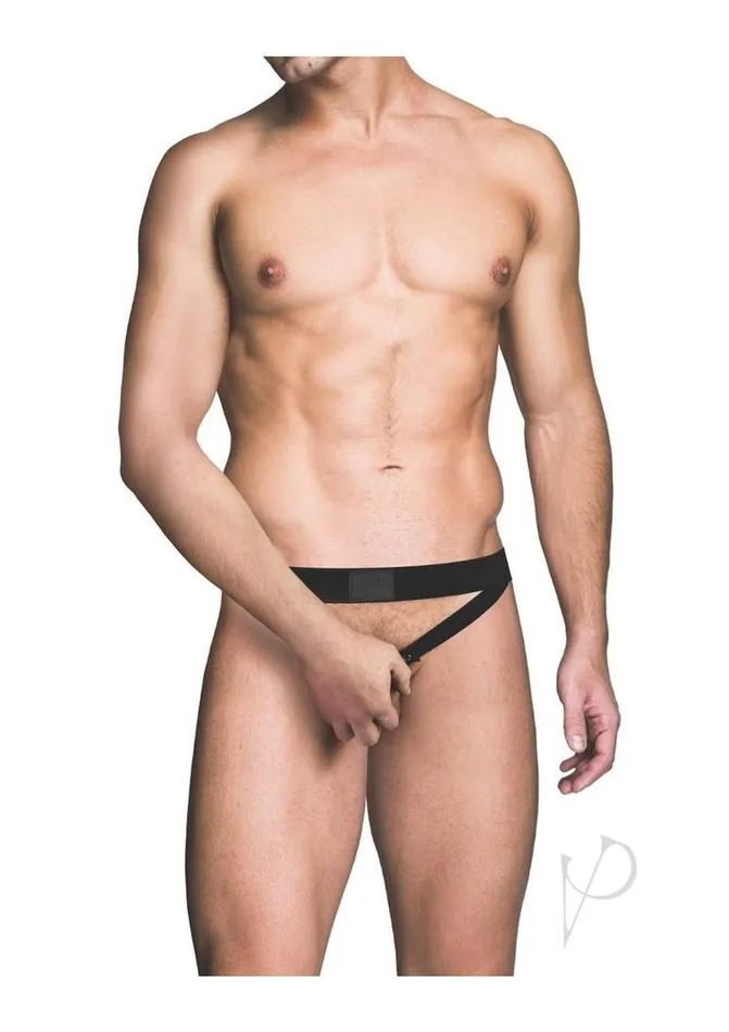 Prowler Red Male Sex Toys Prowler RED AssLess Cock Ring Large Black