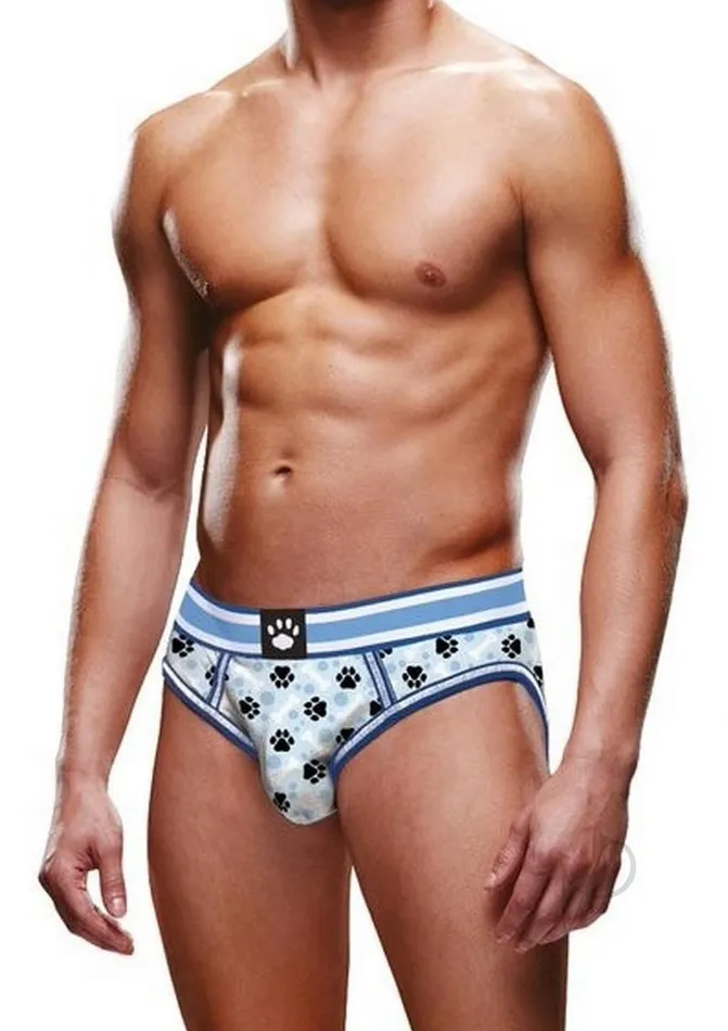 Prowler Vibrators Prowler Blue Paw Open Brief Medium Prowler Vibrators Prowler Blue Paw Open Brief Medium