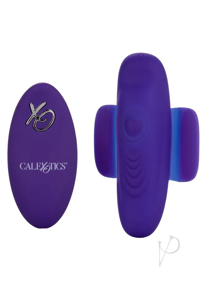 Remote Controlled Vibes Female Sex Toys LockNPlay Silicone Rechargeable Panty Vibe with Remote Control Purple Remote Controlled Vibes Female Sex Toys LockNPlay Silicone Rechargeable Panty Vibe with Remote Control Purple