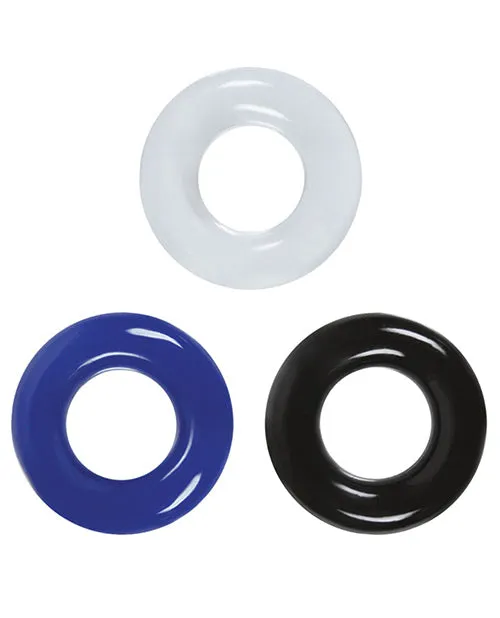Renegade Male Sex Toys Renegade Stamina Rings Cock Rings Set of 3 Assorted Colors Renegade Male Sex Toys Renegade Stamina Rings Cock Rings Set of 3 Assorted Colors
