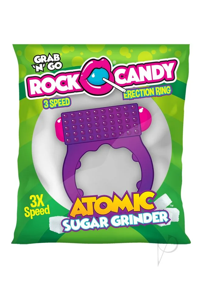 Rock Candy Toys Couples Rock Candy Atomic Sugar Grinder Vibrating Cock Ring Purple Rock Candy Toys Couples Rock Candy Atomic Sugar Grinder Vibrating Cock Ring Purple