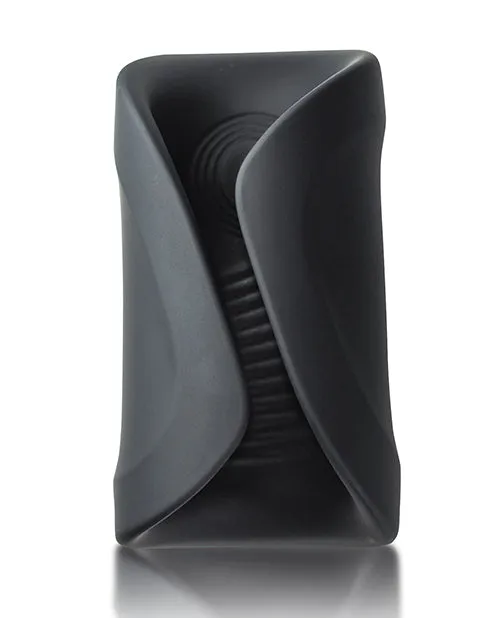 Rocks Off Male Sex Toys Rush Silicone Vibrating Textured Masturbator Black
