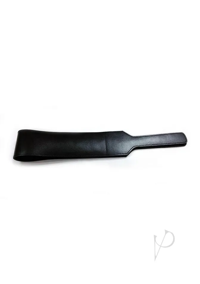 Rouge Restraints Rouge Folded Open Leather Paddle Black
