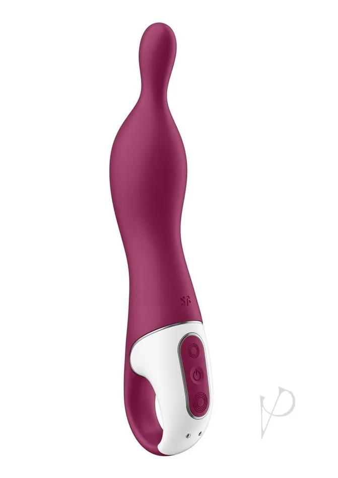 Satisfyer AMazing 1 Silicone Vibrator Berry Satisfyer Vibrators