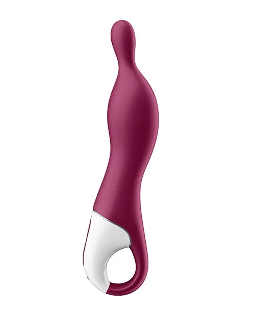Satisfyer AMazing 1 Silicone Vibrator Berry Satisfyer Vibrators