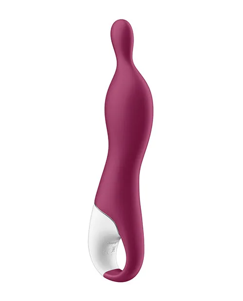 Satisfyer AMazing 1 Silicone Vibrator Berry Satisfyer Vibrators